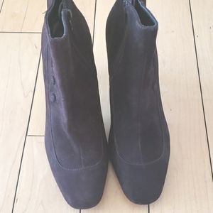 Loft brown suede booties